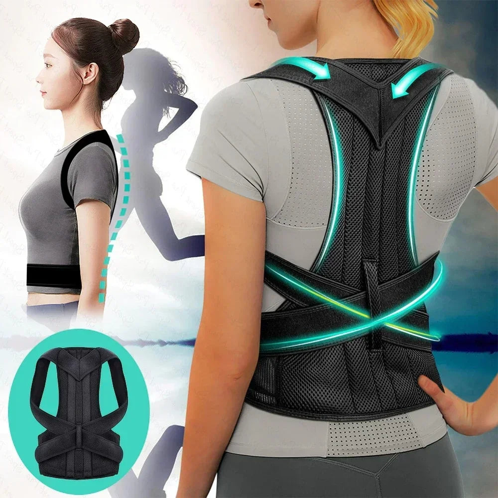 Alignova Posture™ – Smart Reinforced Lumbar Posture Corrector Vest for Back, Spine & Shoulder Support