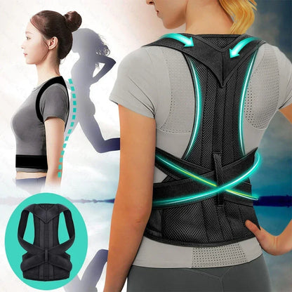 Alignova Posture™ – Smart Reinforced Lumbar Posture Corrector Vest for Back, Spine & Shoulder Support