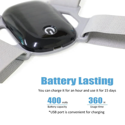 Cinto Corretor Inteligente com Sensor, Ortótese e Lembrete Invisível para Correção de Postura Sentada em Adultos e Crianças, Correção Inteligente de Corcunda