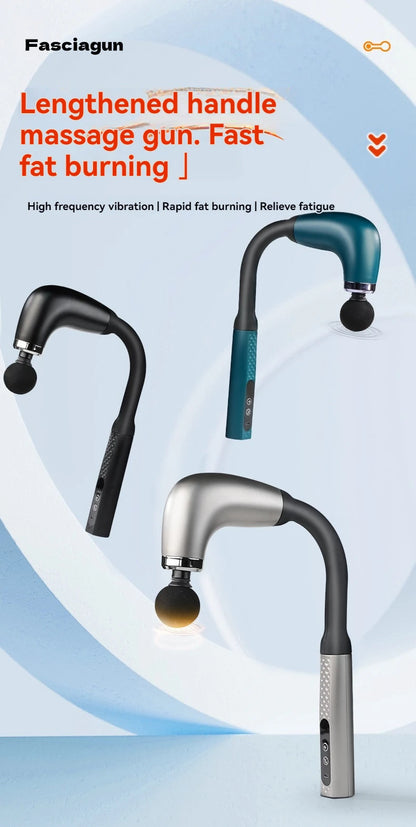 Pistola Elétrica Inteligente 2025 para Massagem Profunda nos Tecidos - Alívio da Dor nas Costas, Ombros e Músculos