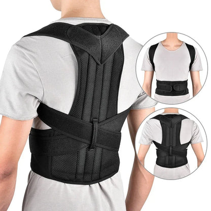 Alignova Posture™ – Smart Reinforced Lumbar Posture Corrector Vest for Back, Spine & Shoulder Support