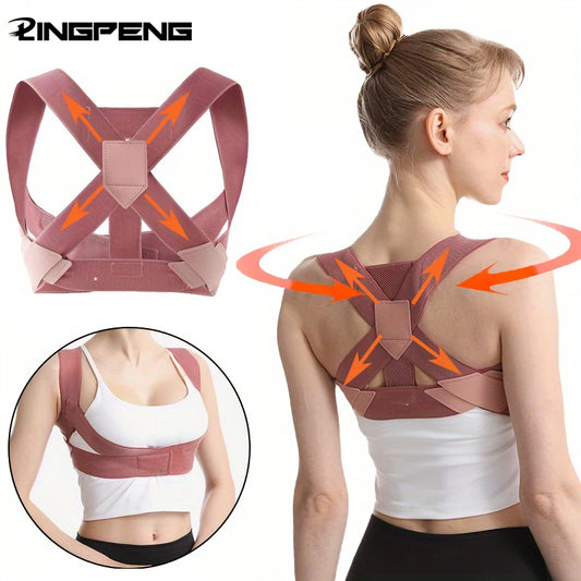 Women's Hunchback Corrector – Invisible Adjustable Posture Brace for Waist, Chest & Neck Alignment