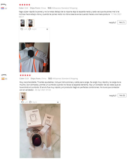 Cinto Corretor Inteligente com Sensor, Ortótese e Lembrete Invisível para Correção de Postura Sentada em Adultos e Crianças, Correção Inteligente de Corcunda