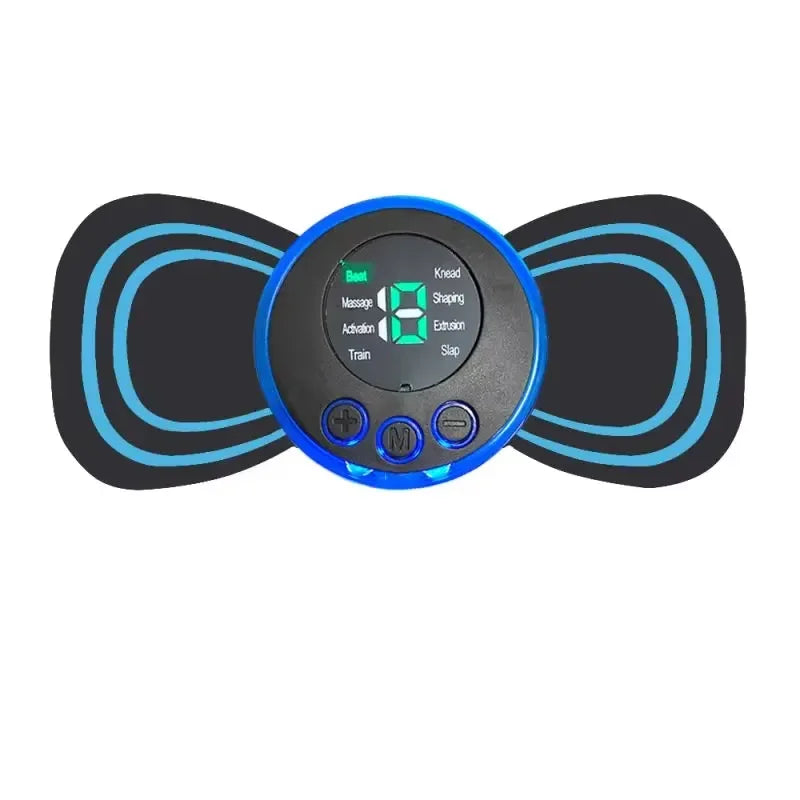 EMS Muscle Electric Massager – 8 Modes, 19 Strength Levels, Neck & Body Vibration Therapy