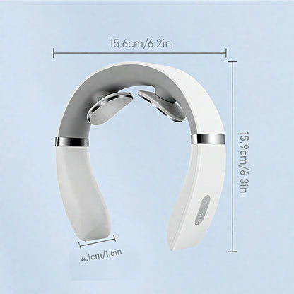 Massajador portátil para pescoço e ombros – Mini massajador cervical para uso em casa e em viagem.