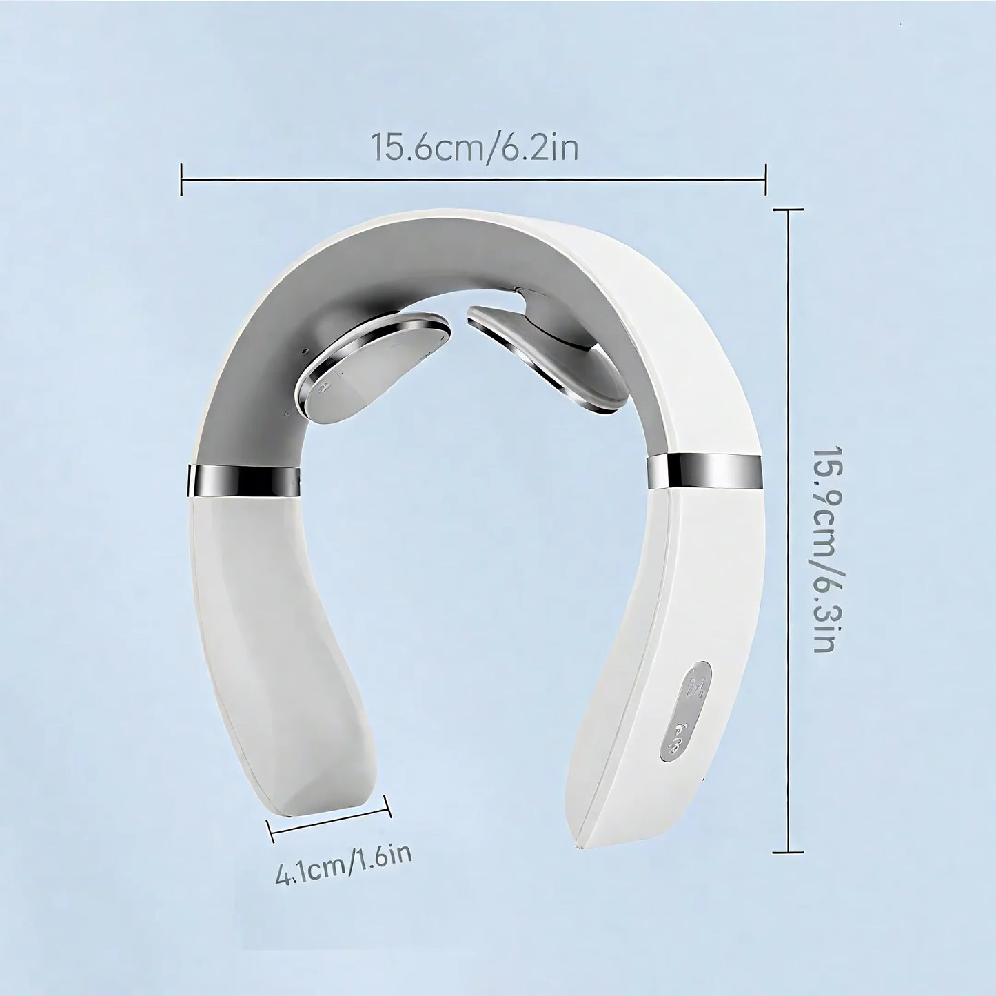 Massajador portátil para pescoço e ombros – Mini massajador cervical para uso em casa e em viagem.